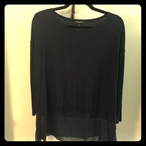 Blue Ellen Fisher Blouse! Never worn